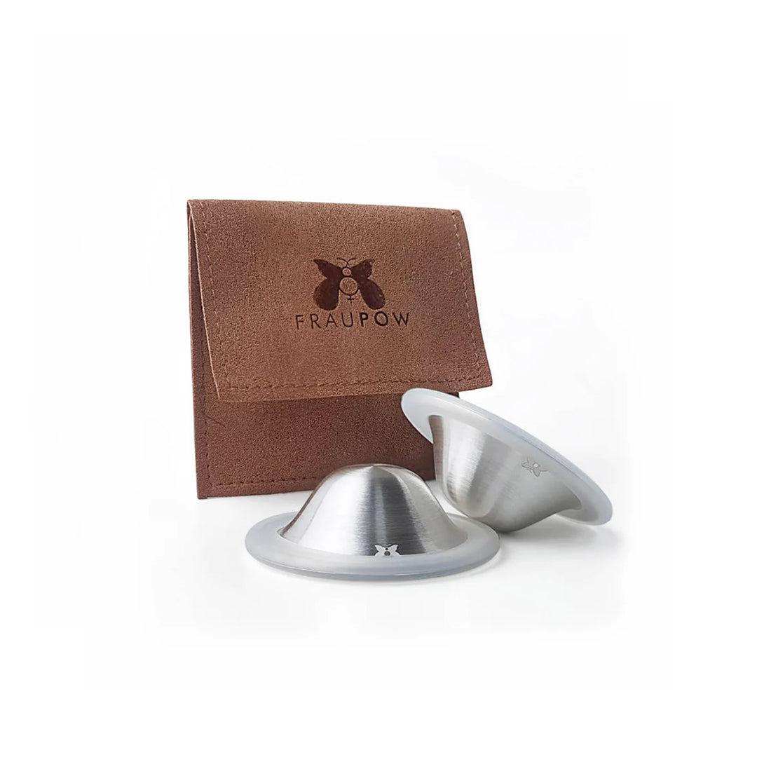 Fraupow Silver Healing Breast Cup - 2 Pack - Silver、mySite、merchandisen