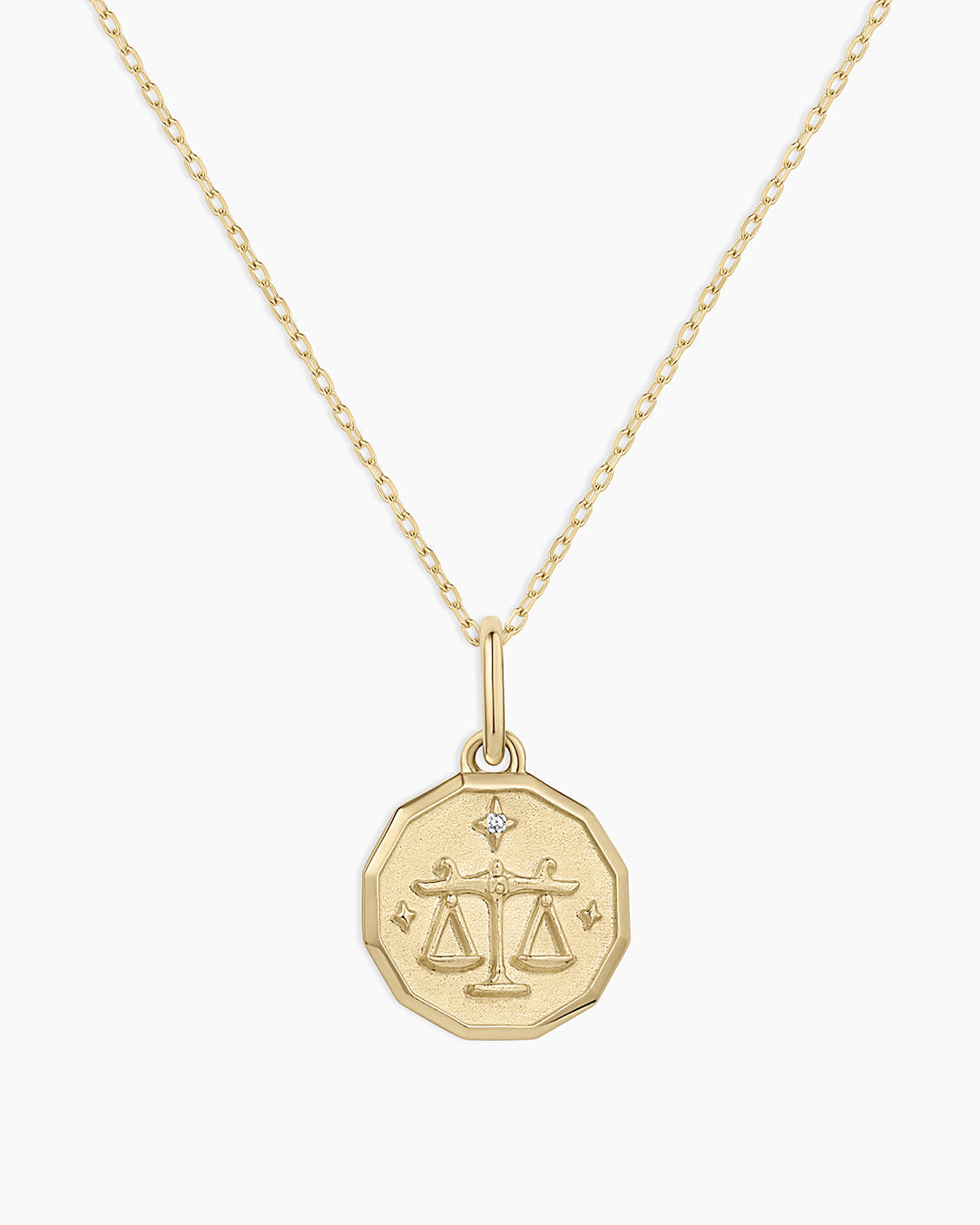 Diamond Zodiac Coin Charm Necklace、mySite、hinf8tx79