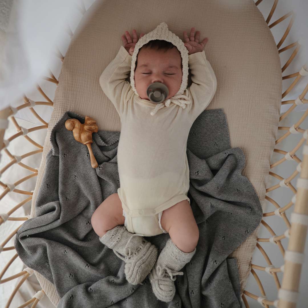  FRIGG Rope Latex Pacifier - 2 Pack - Cream - Sage、mySite、merchandisen