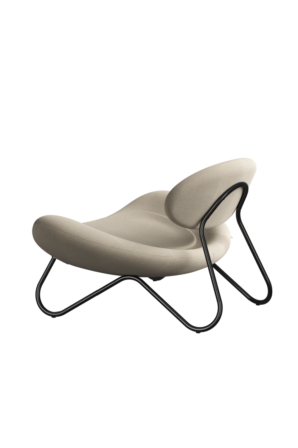 Black Fabric Modern Lounge Chair | WOUD Meadow、mySite、neckold