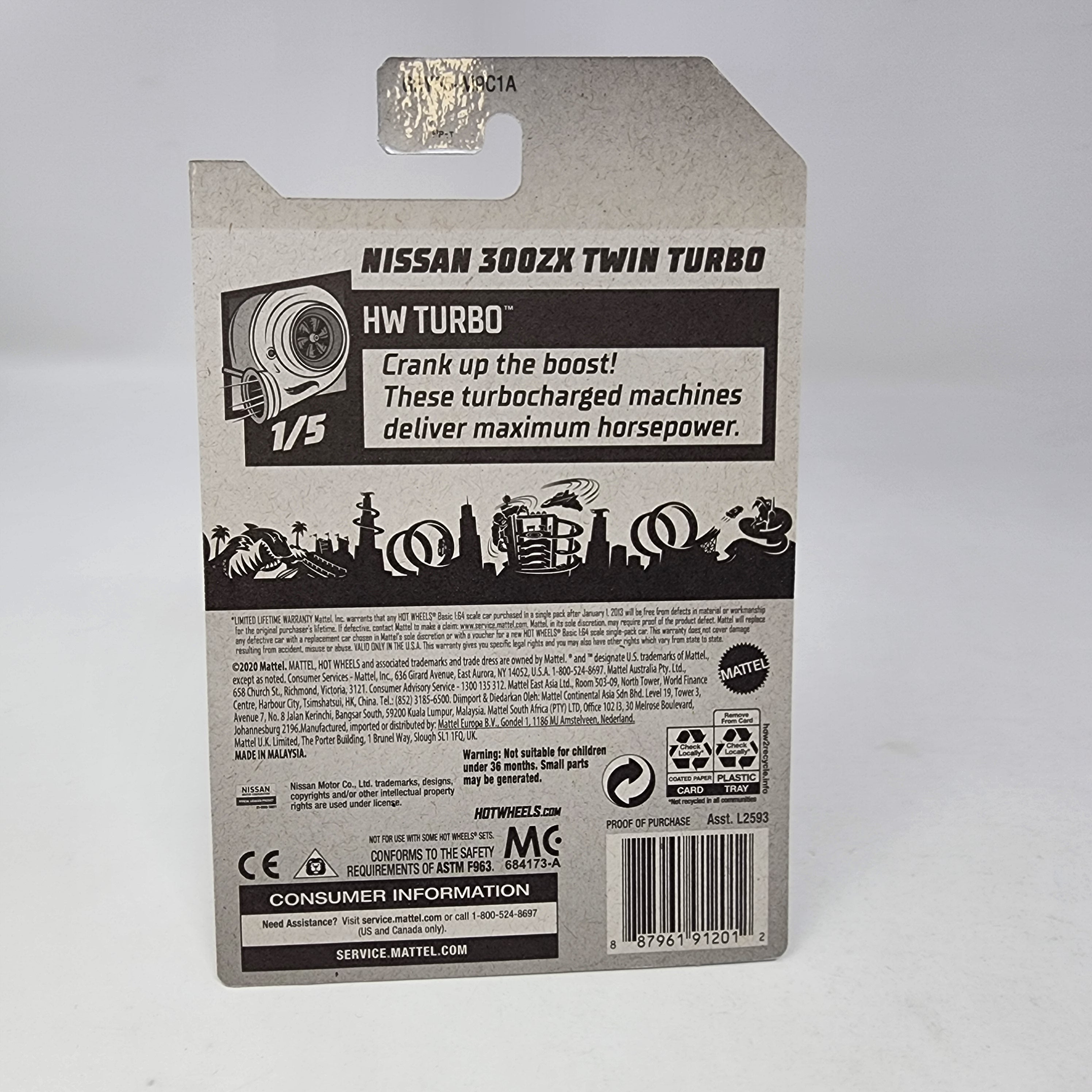 Nissan 300ZX Twin Turbo #23 * Blue * Hot Wheels 2021 w/ Factory Holo、mySite、hgirdovlk