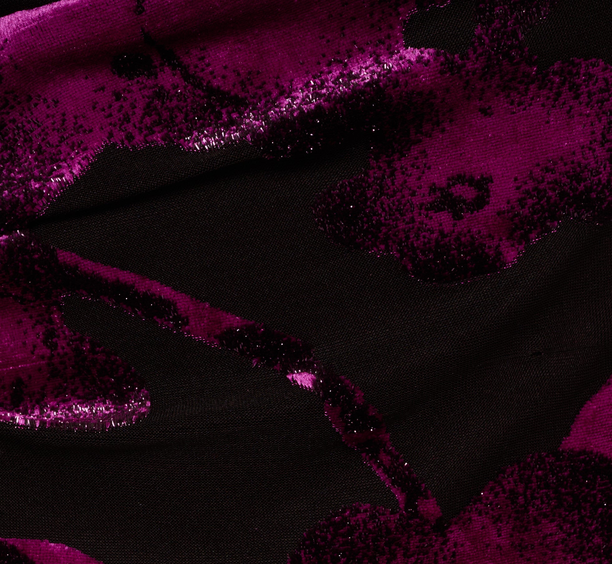 Long Sleeve Floral Burnout Sheath Dress In Black Violet、mySite、solidvoid