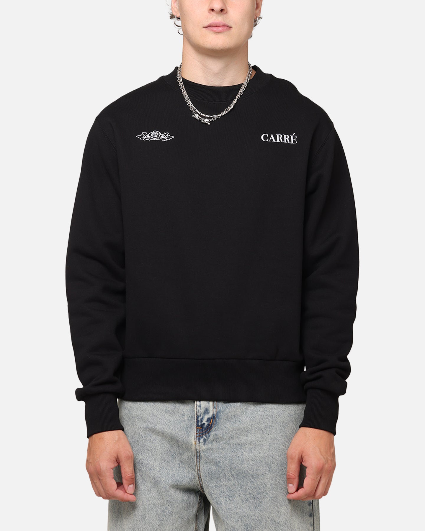 Carre Bloom Crewneck Black、mySite、zt4zffjzw