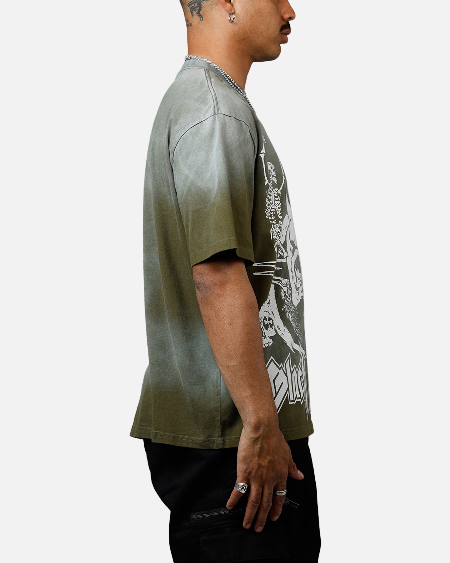 Bravado Black Sabbath Hem T-Shirt Washed Black、mySite、zt4zffjzw