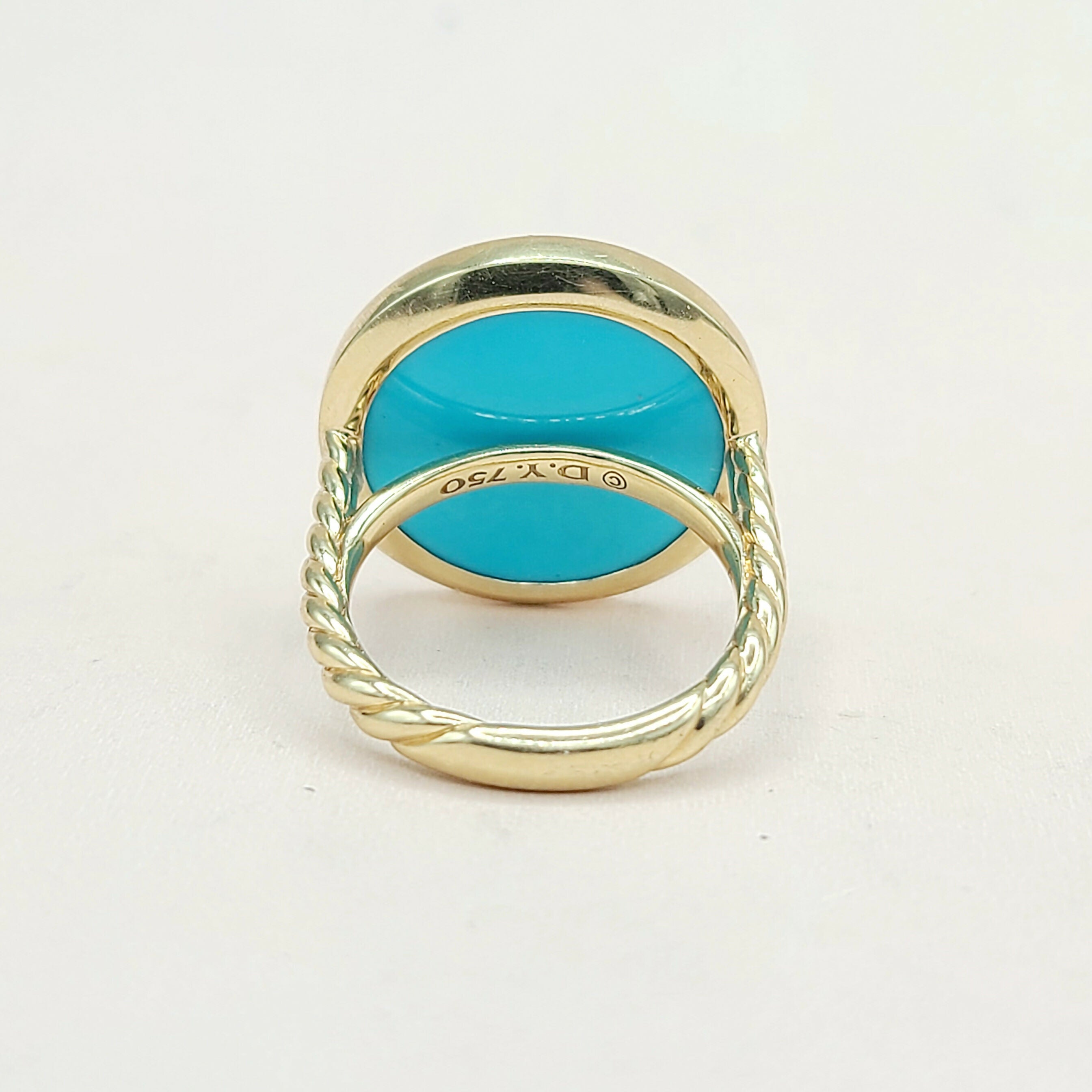 David Yurman Elements Ring Turquoise & Diamond 18K Gold、mySite、hinf8tx79