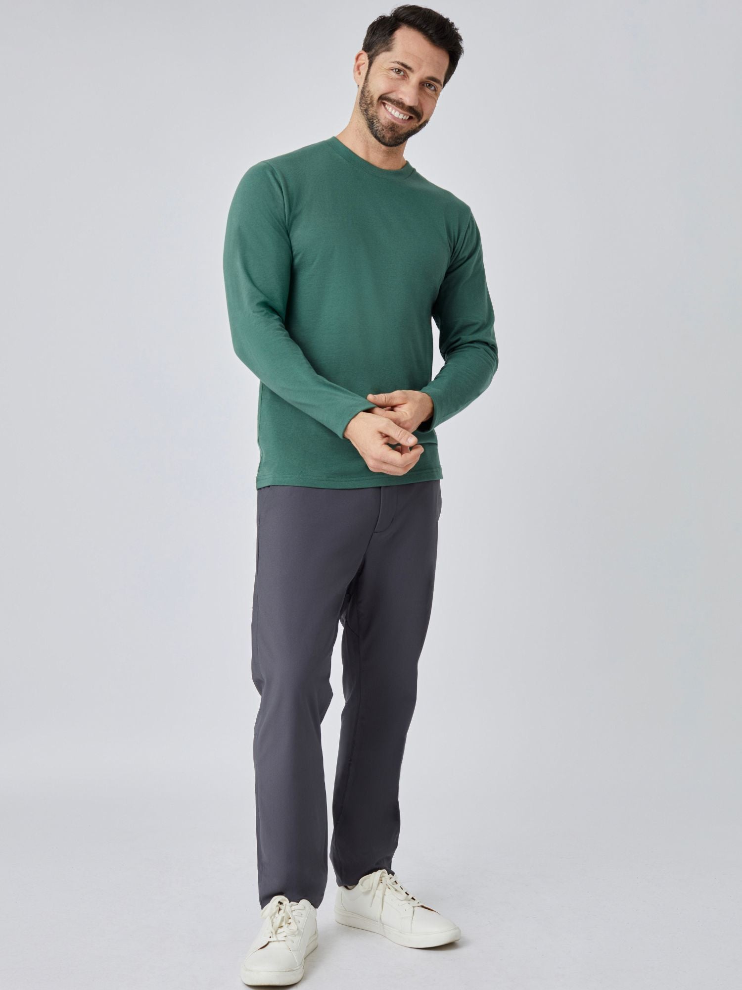  Alpine Green Long Sleeve Crew Neck FINAL SALE、mySite、ghnorth