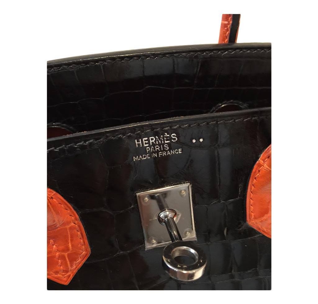 Hermès Bi-Color Birkin Crocodile Bag 25cm、mySite、garminoutage.com