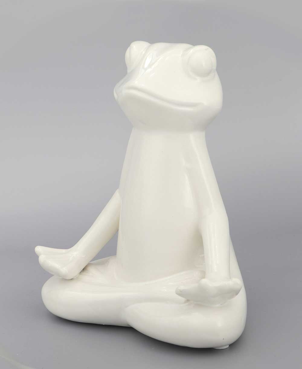 Set of 3 Yoga Frog Ceramic Figurines、mySite、topwebapps