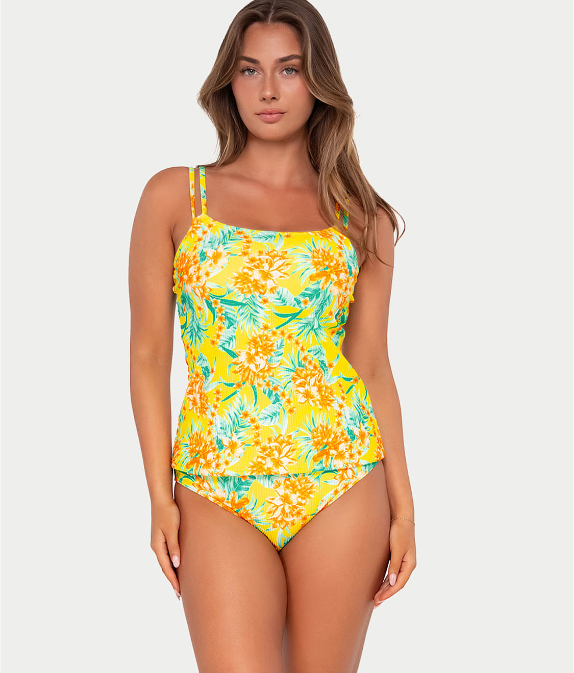  Printed Taylor Underwire Tankini Top、mySite、justintrudeaud
