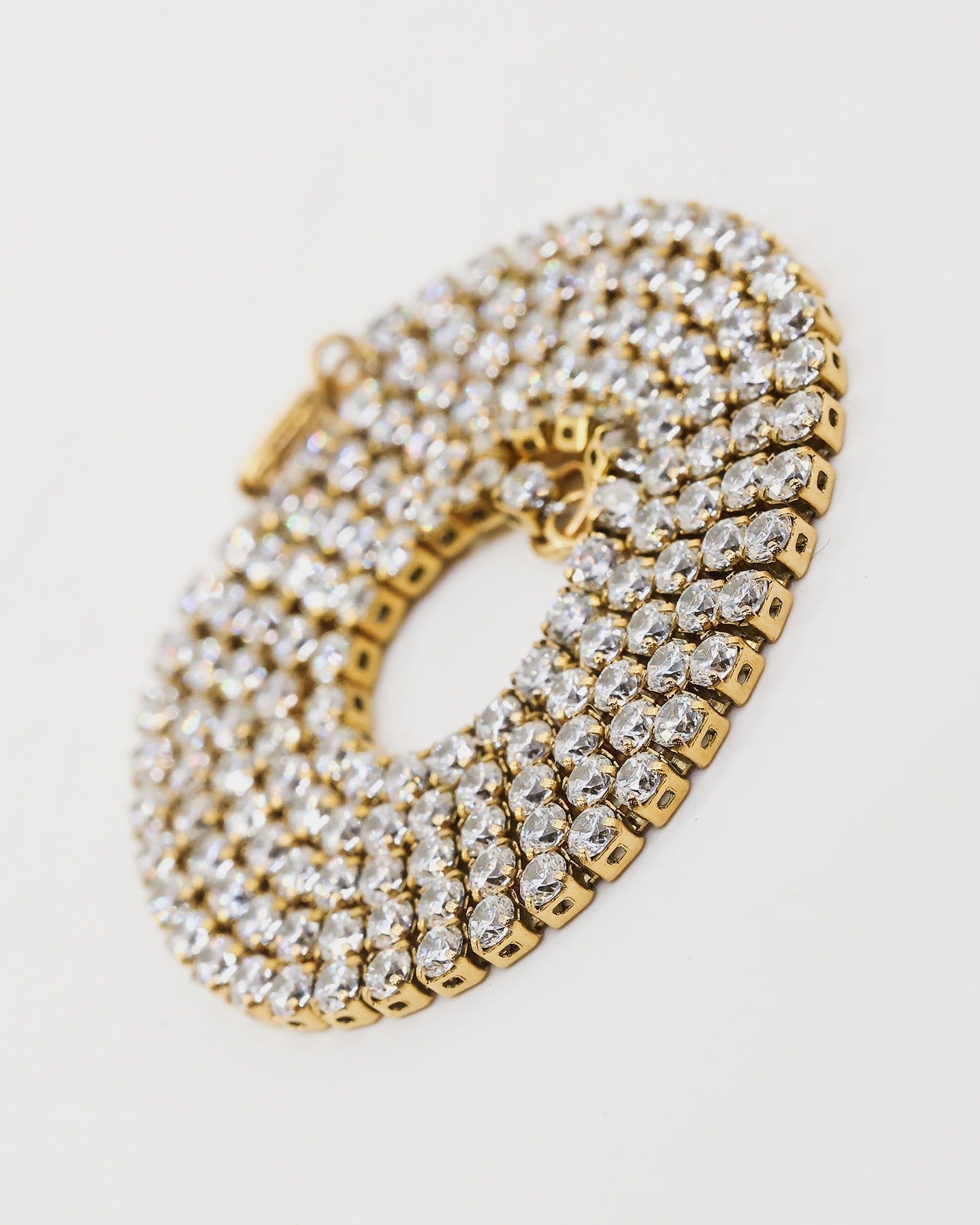 Raising Hell Women's Customisable Tennis Necklace Gold、mySite、zt4zffjzw