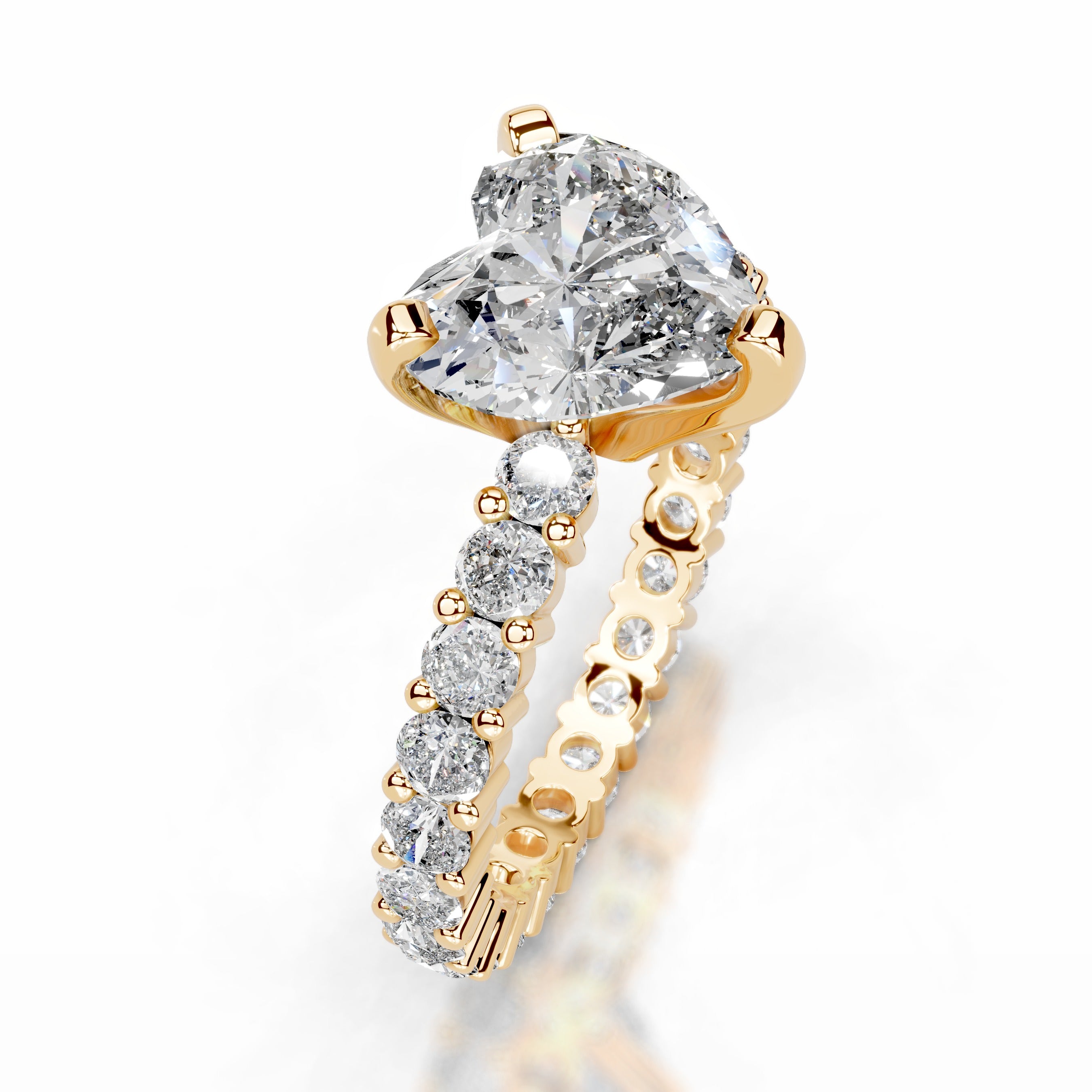 Jenna Diamond Engagement Ring - 18K Yellow Gold、mySite、hinf8tx79