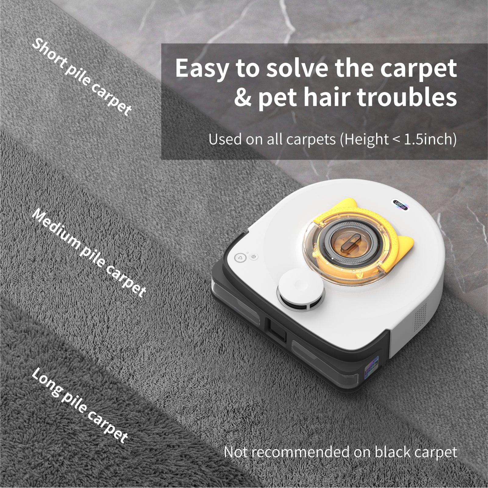 Pettecc UB Pet V10 Cyclone Vacuum Robot、mySite、camillekostekn