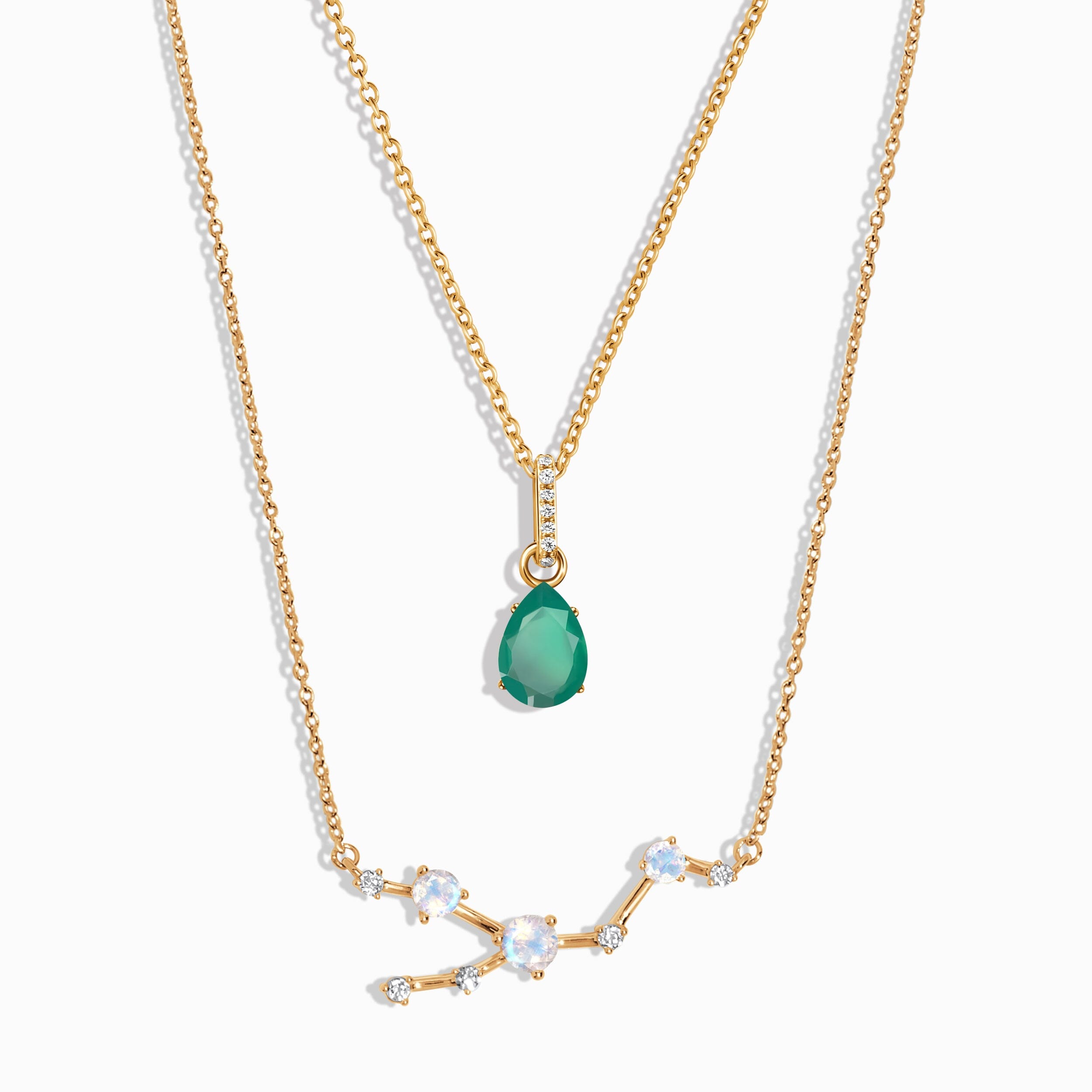 Taurus Zodiac & May Birthstone Necklaces、mySite、hinf8tx79