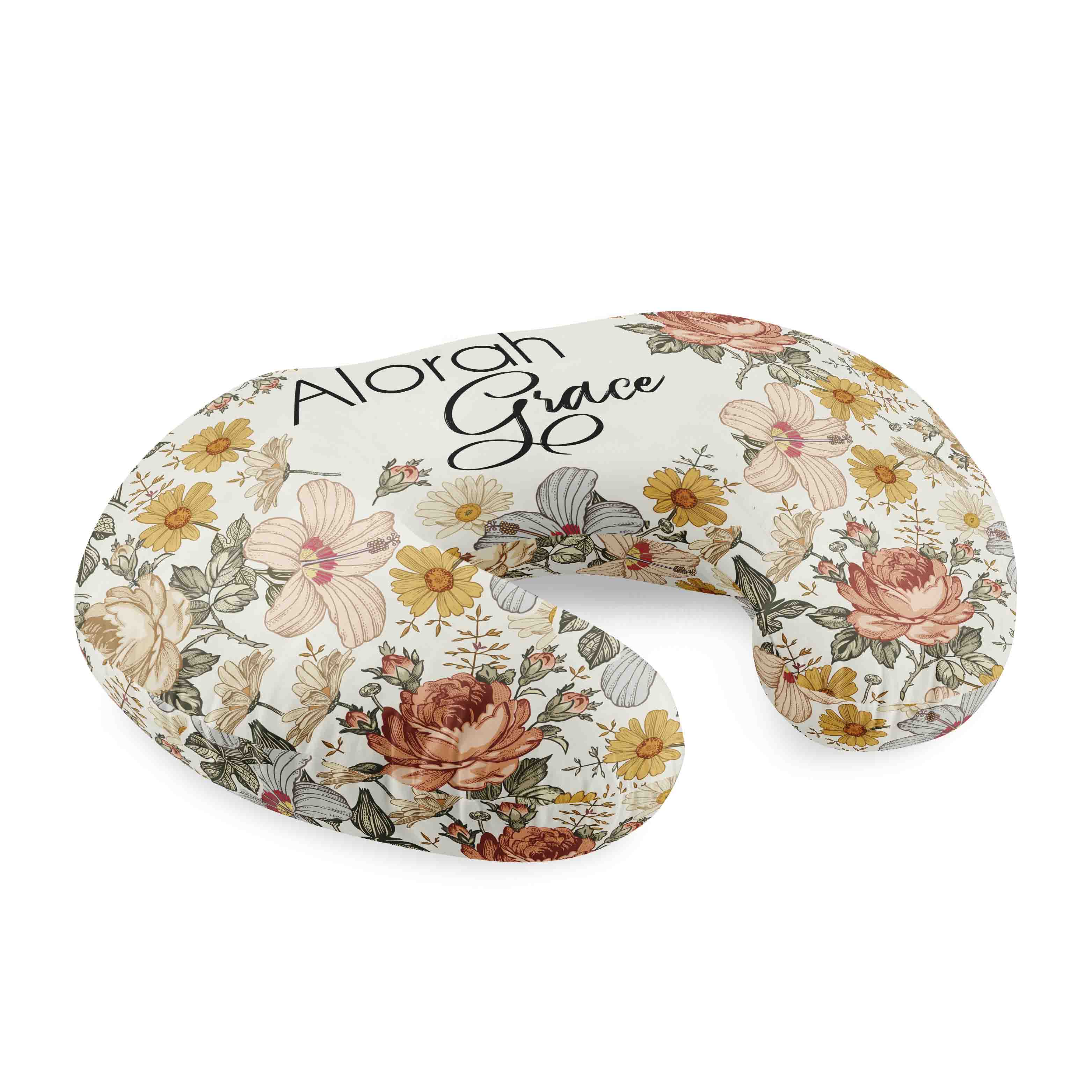  Personalized Nursing Pillow Covers | Peyton's Vintage Floral、mySite、layawaytickets