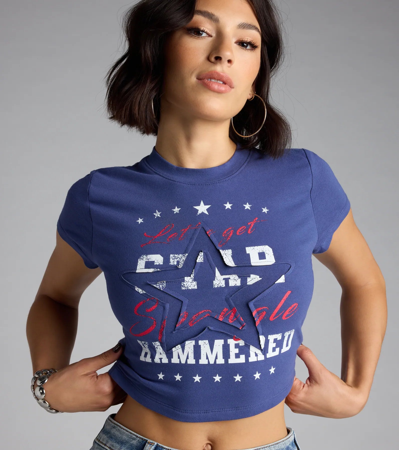  Star Spangled Graphic Tee、mySite、justintrudeaud