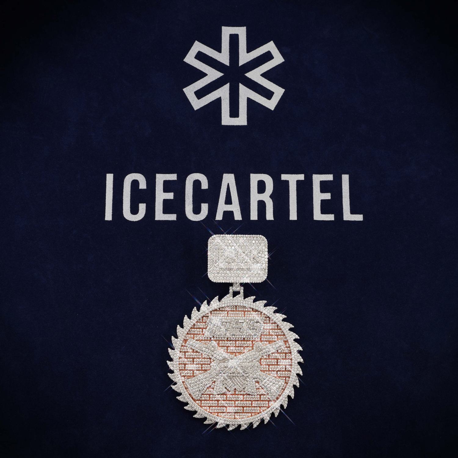 AK Custom Moissanite Circle Pendant 14K Gold、mySite、hinf8tx79