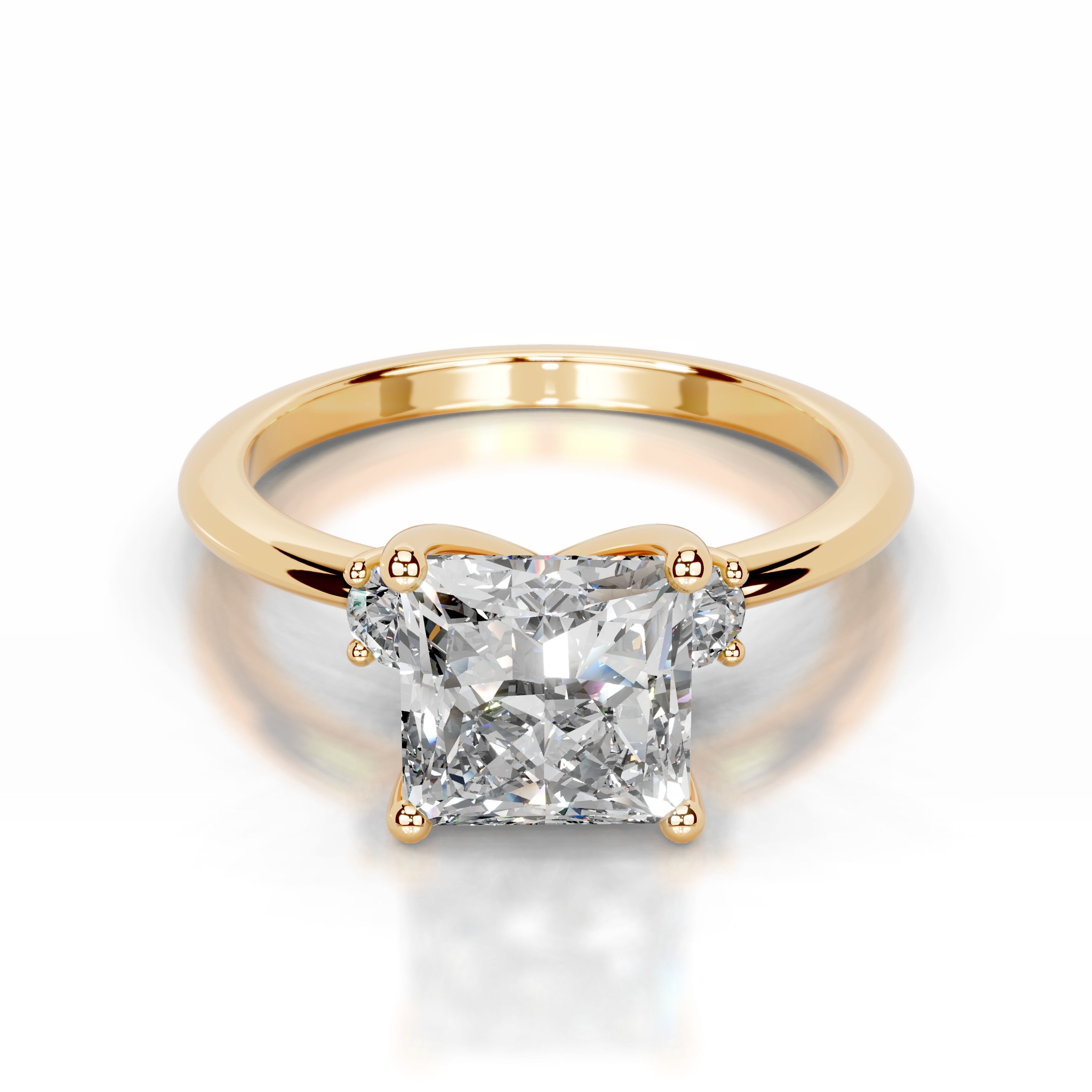 Blanca Lab Grown Diamond Ring - 18K Yellow Gold、mySite、hinf8tx79