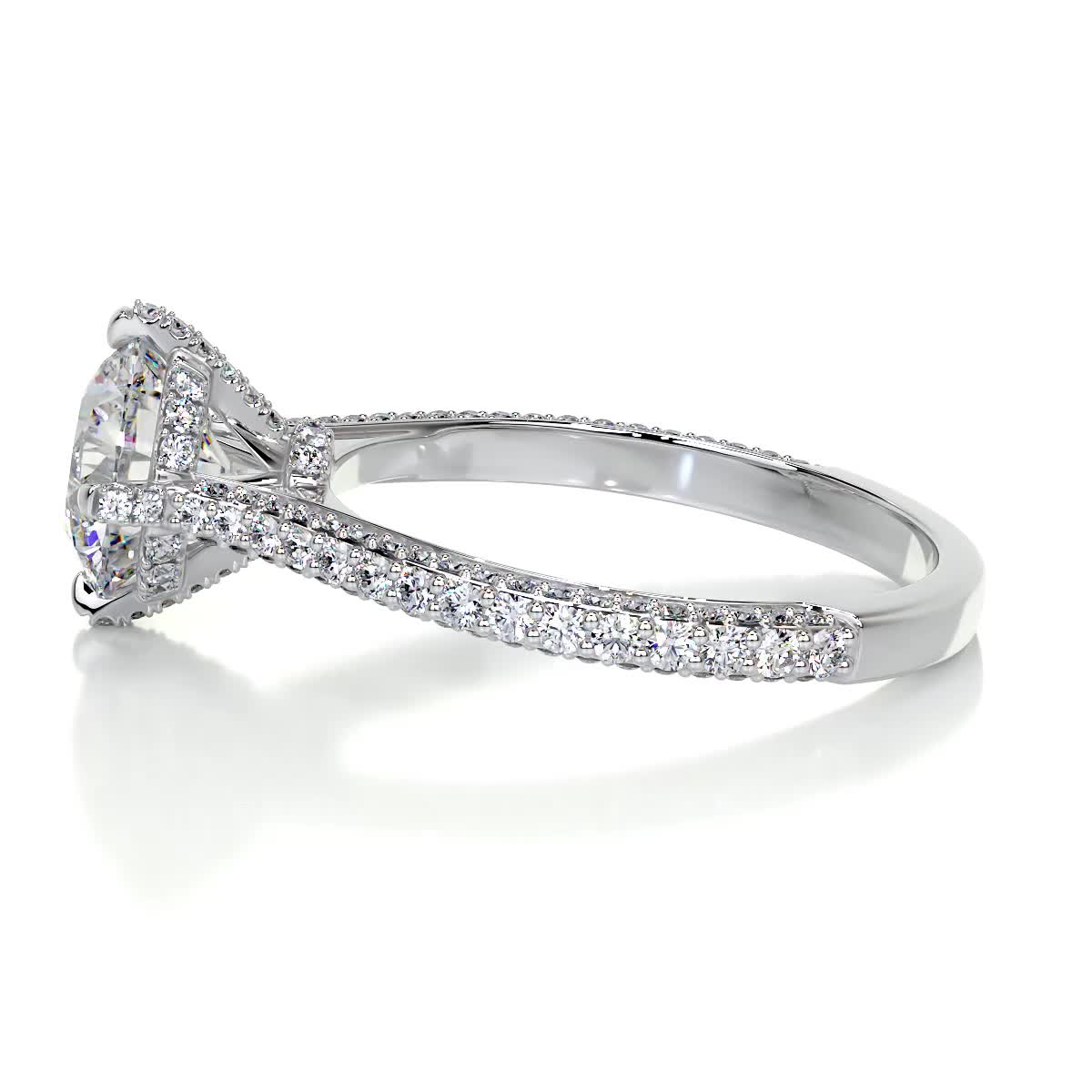 Jocelyn Moissanite & Diamond Ring -Platinum (RTS)、mySite、hinf8tx79