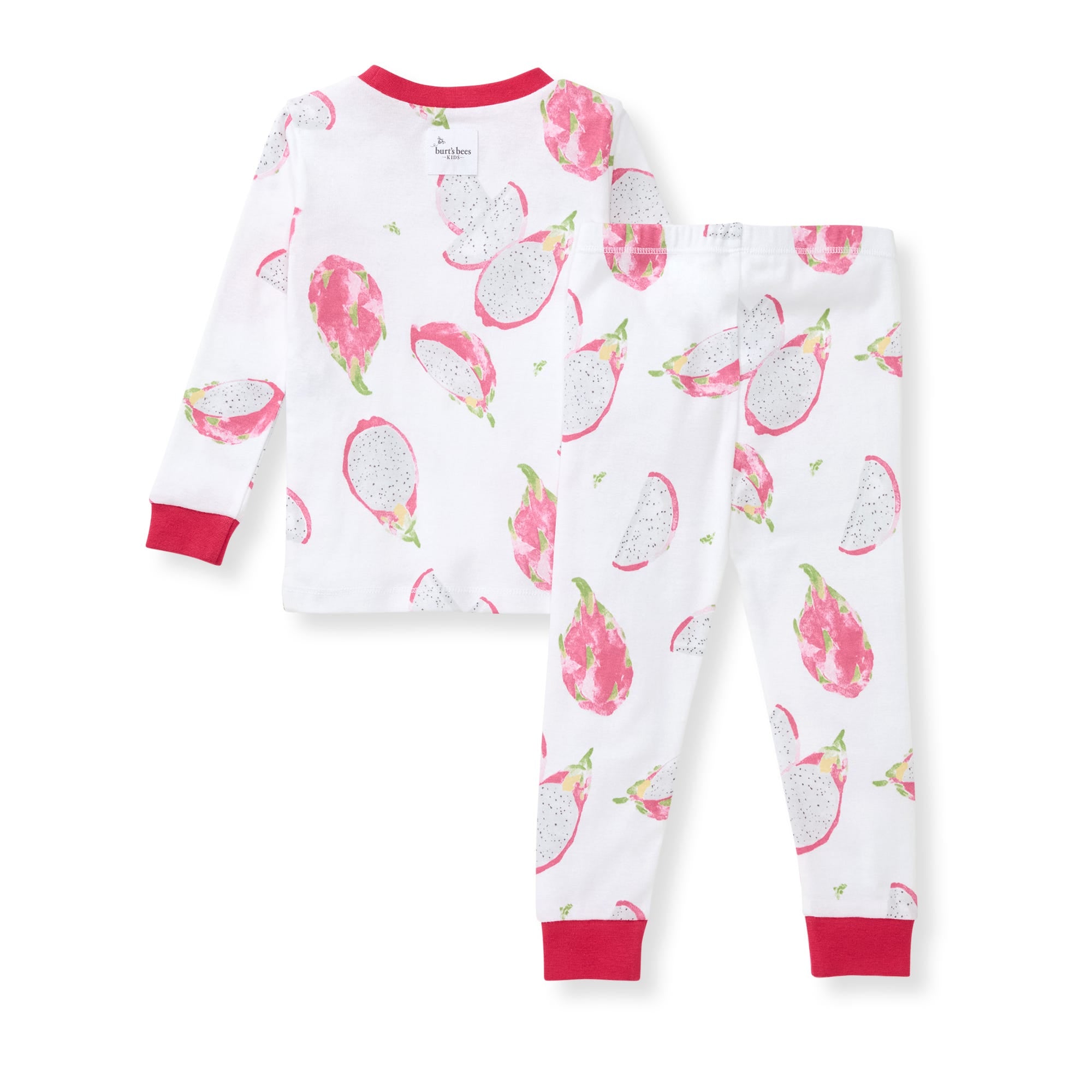 Dragon Fruit Organic Cotton 2-Piece Girl Pajamas、mySite、g9winljtr