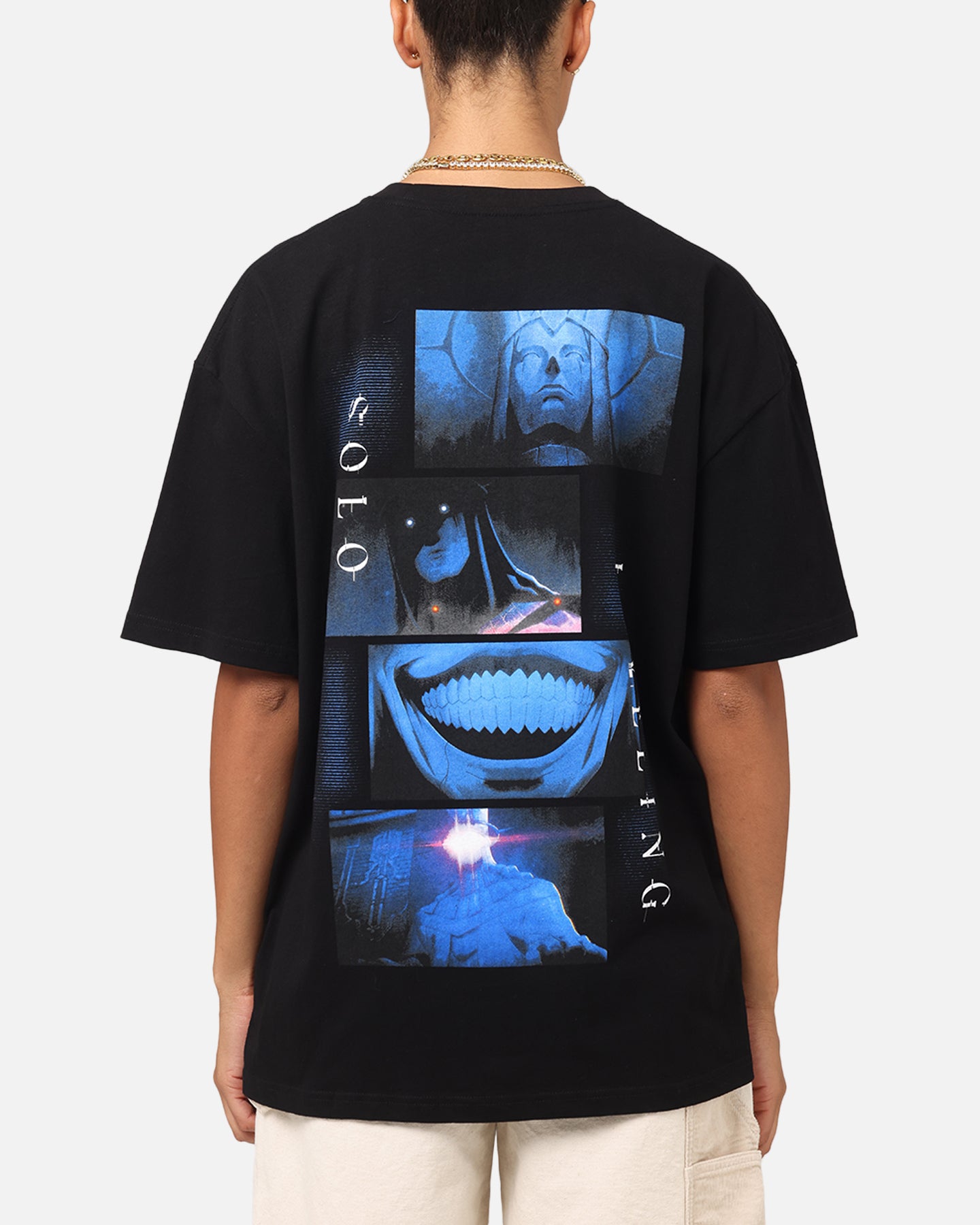 Goat Crew X Solo Leveling Statue Of God Heavy T-Shirt Black、mySite、zt4zffjzw