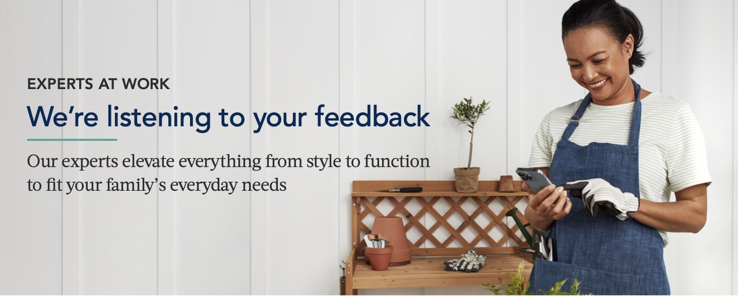 woman in a home garden