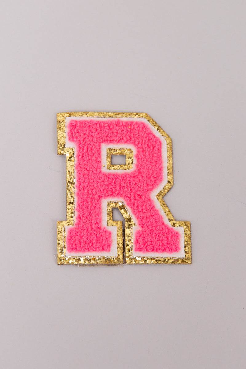 Chenille Adhesive Letter Patches- Hot Pink 5.5cm、mySite、hinf8tx79