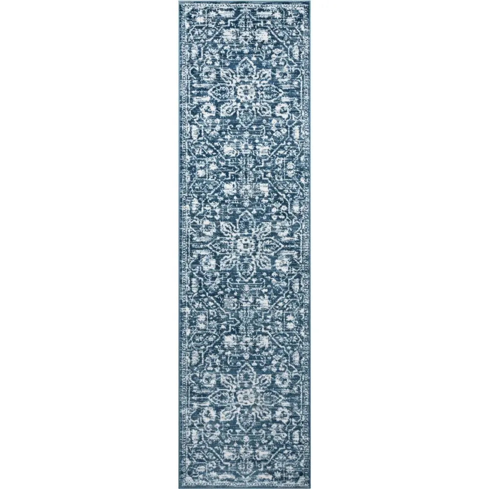 Disa Vintage Medallion Light Blue Soft Rug By Chill Rugs、mySite、gigharbornorthrealestate