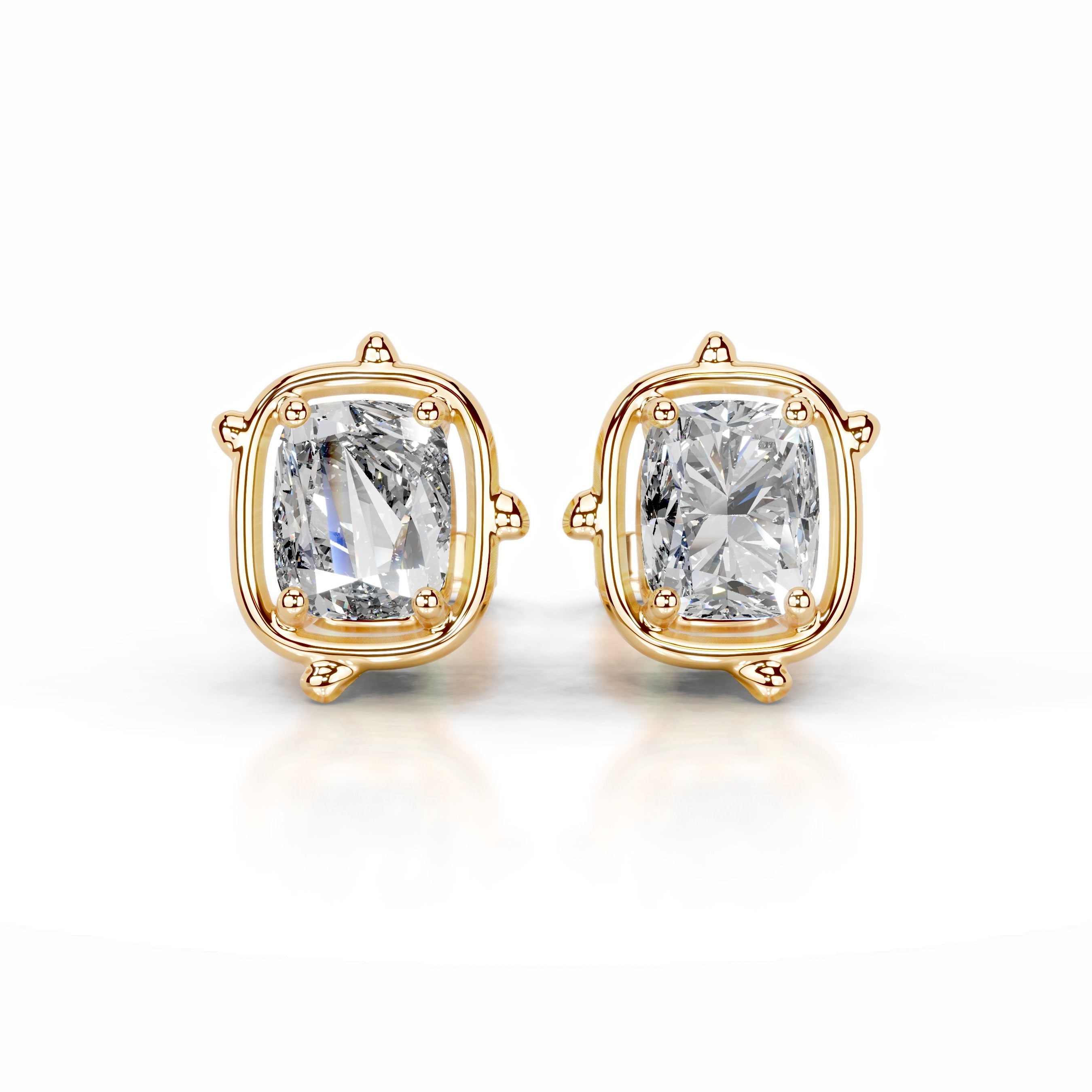 Rooted in Love Lab Grown Diamond Earrings - 18K Yellow Gold、mySite、hinf8tx79