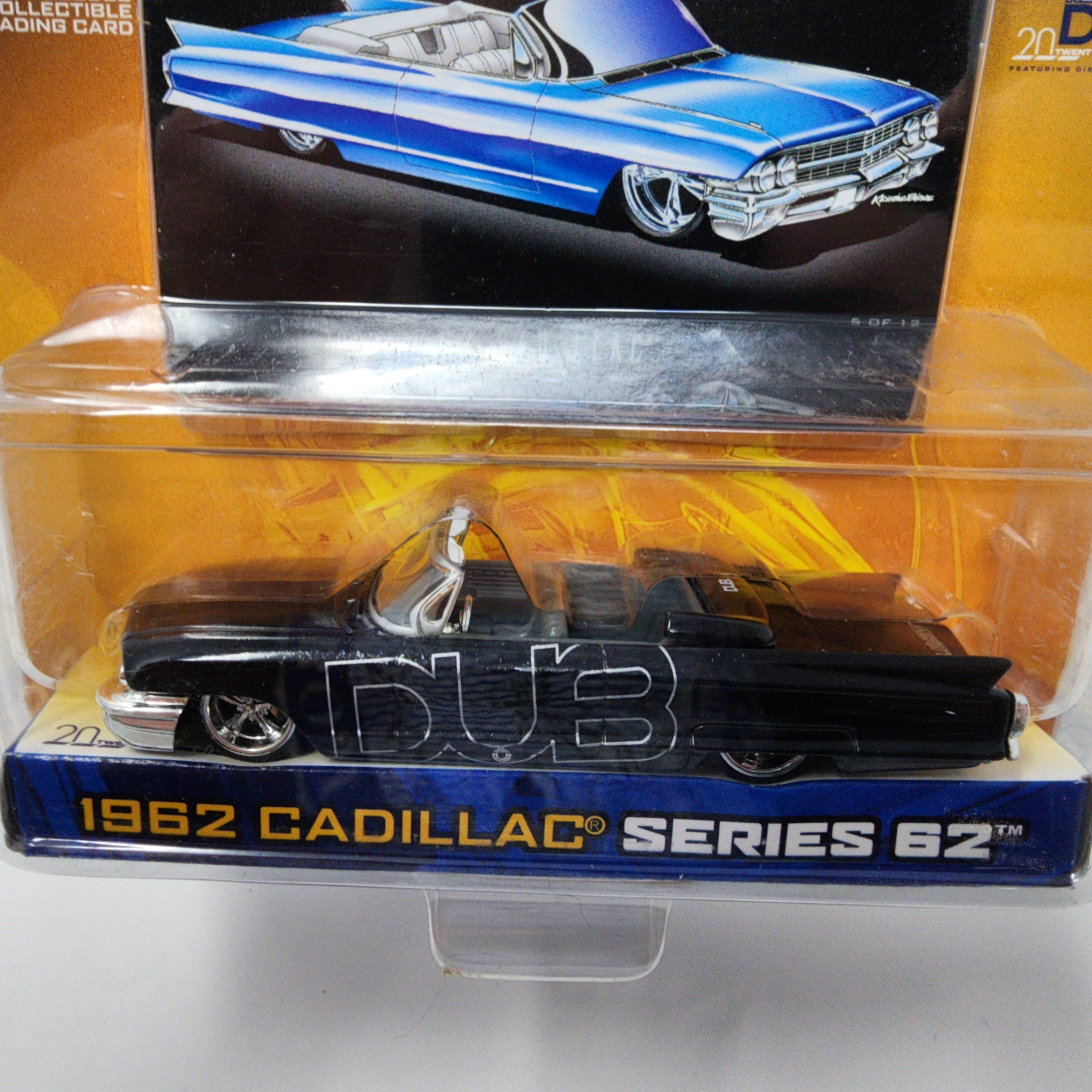 1962 Cadillac Series 62 * Black * Jada Toys 1:64 Scale Dub City Oldskool、mySite、hgirdovlk
