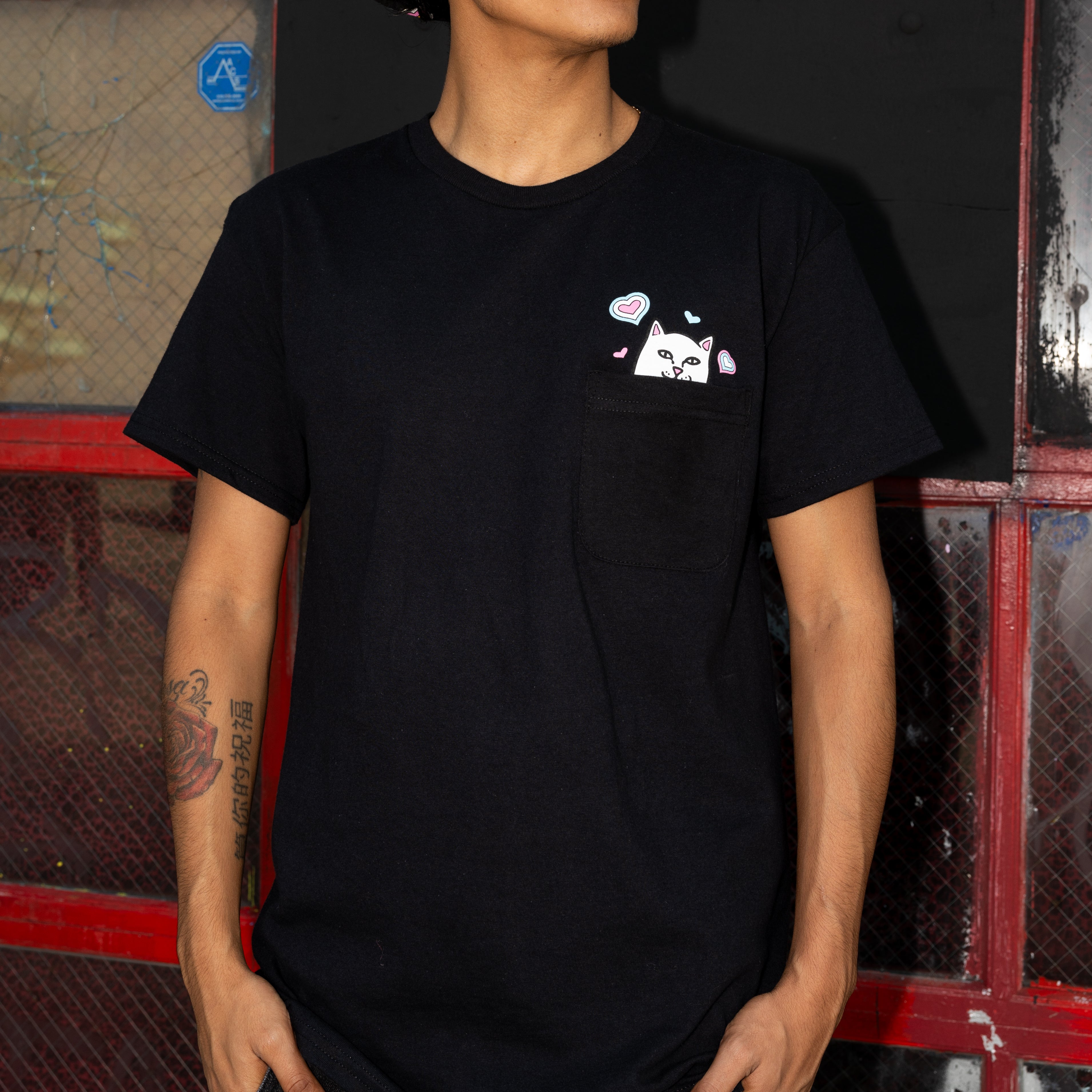  Lord Nermal Amor Pocket Tee (Black)、mySite、merchandisen