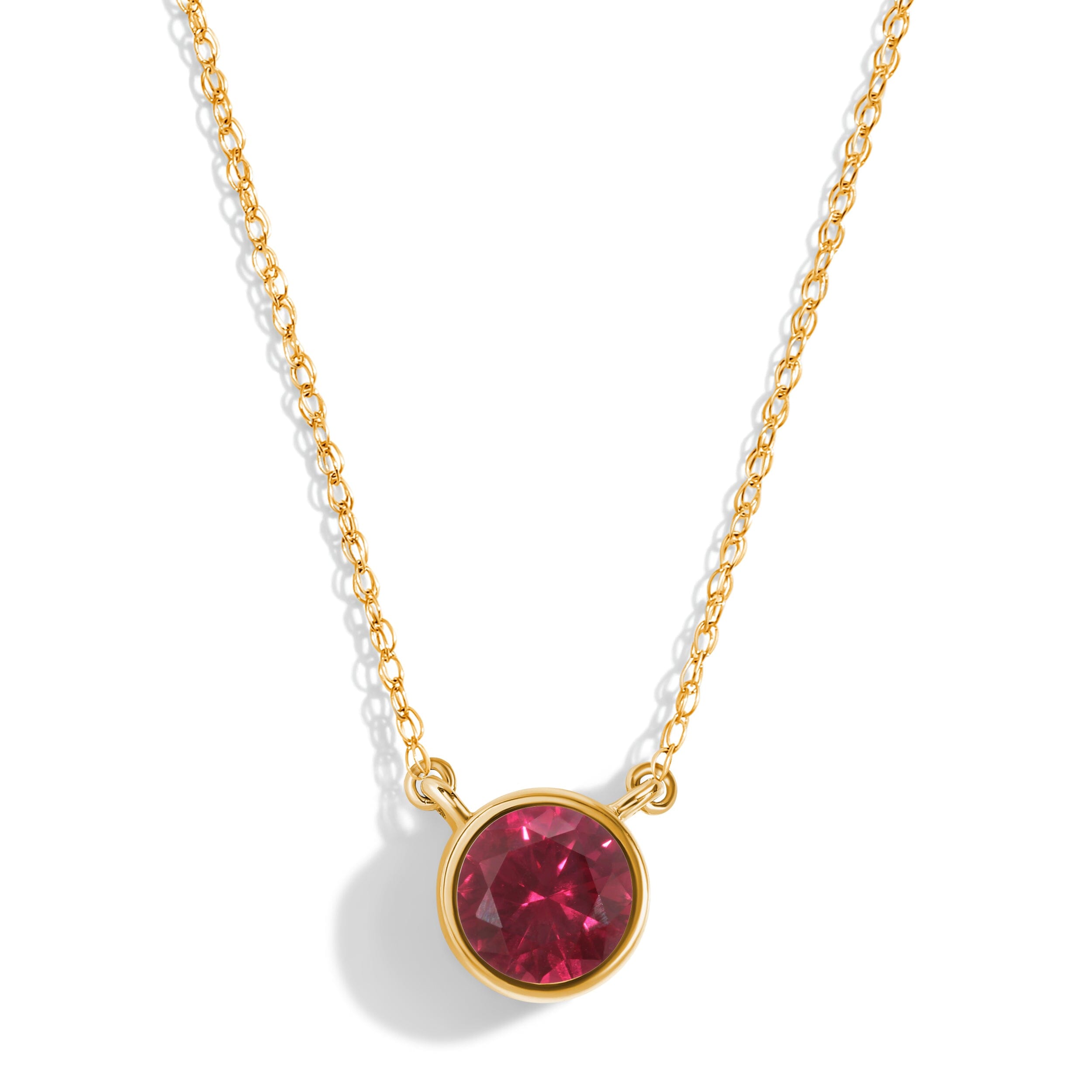 Ruby Necklace - Solitaire、mySite、hinf8tx79