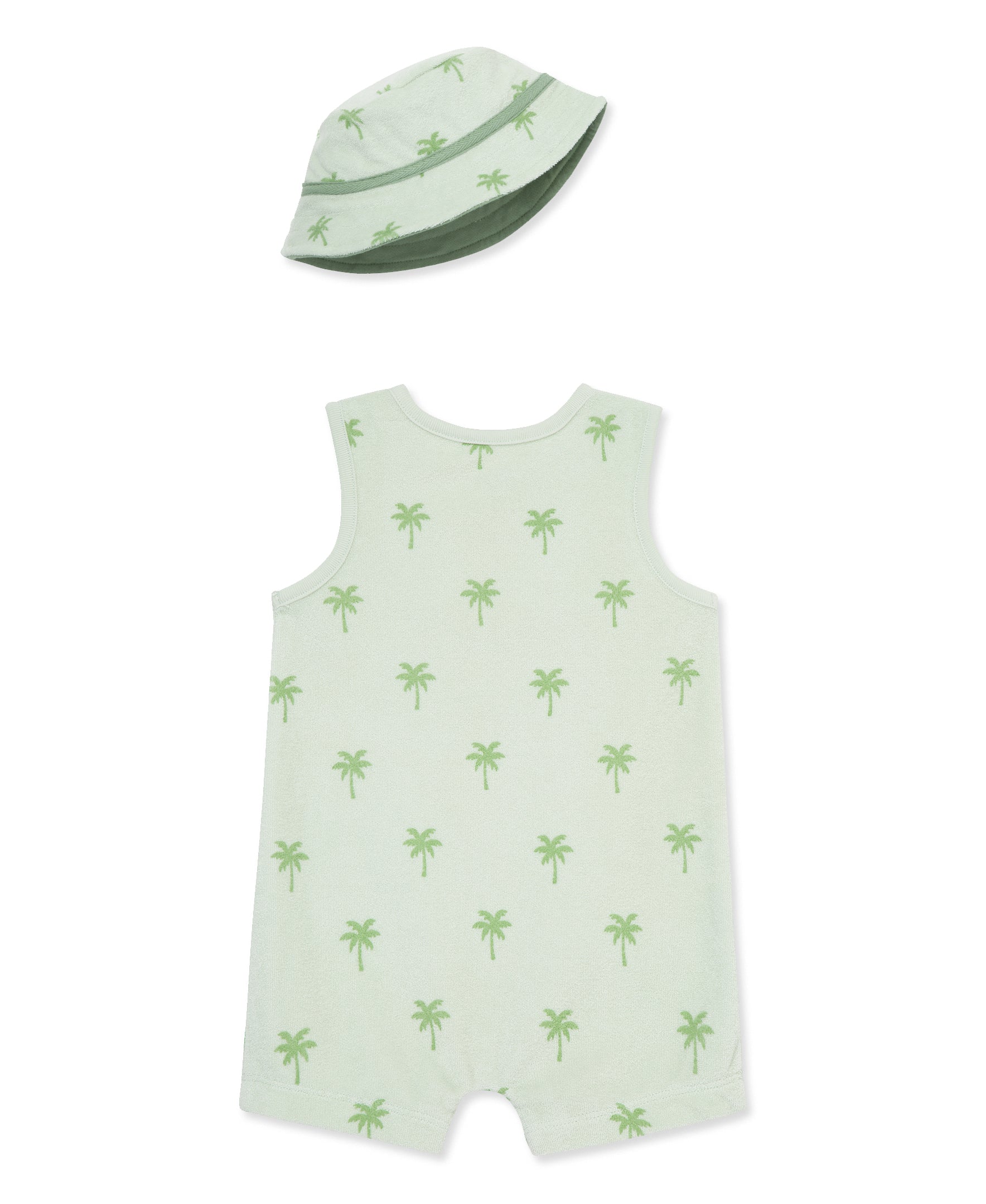  Palm Tree Terry Romper & Hat Set、mySite、layawaytickets
