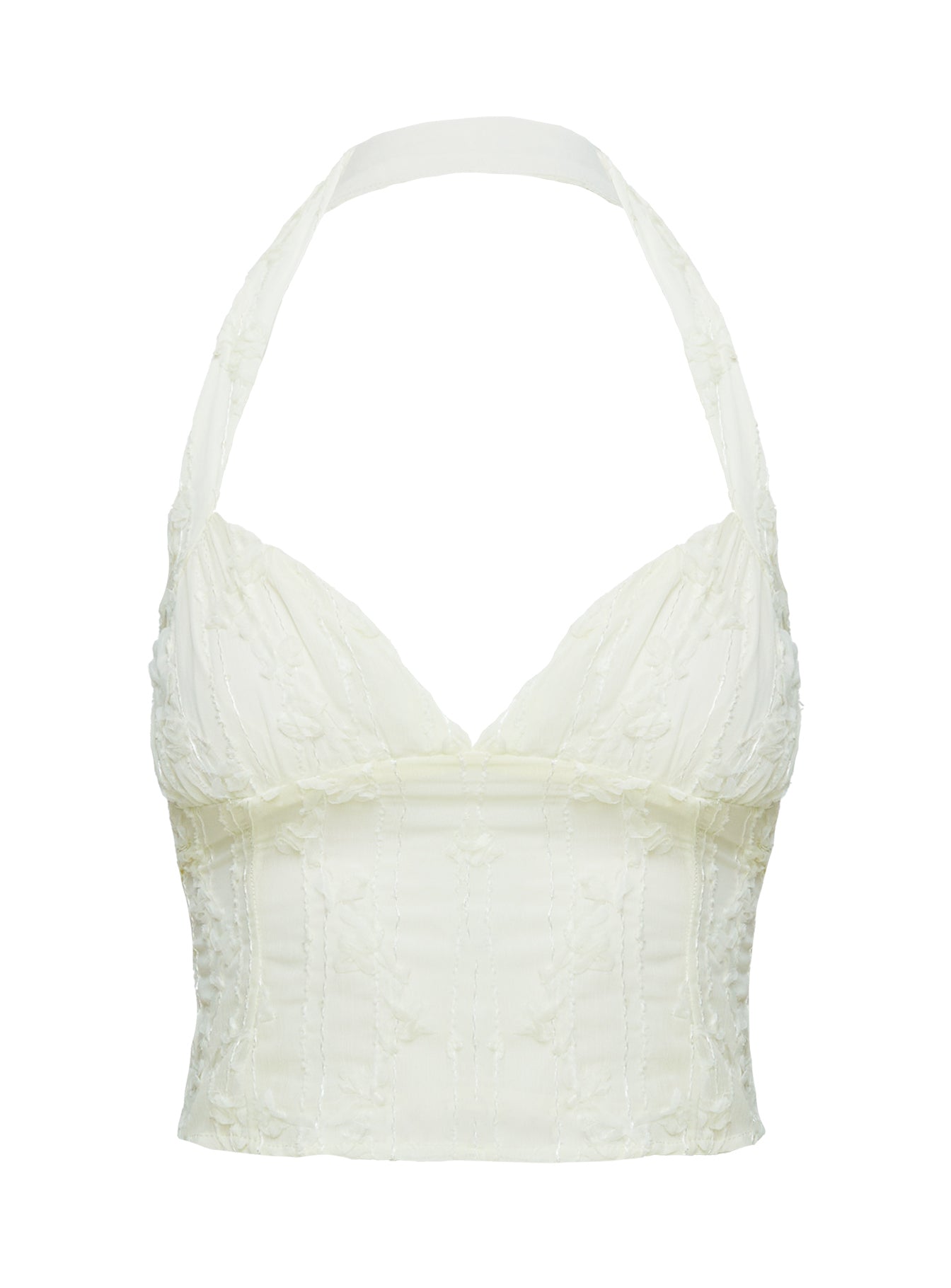 Aspyn Halter Top Yellow、mySite、solidvoid