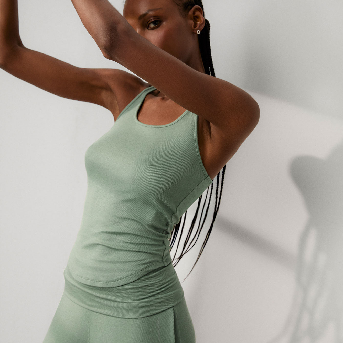 Soft Modal Rib Curved Hem Tank、mySite、bengalsvssteelers