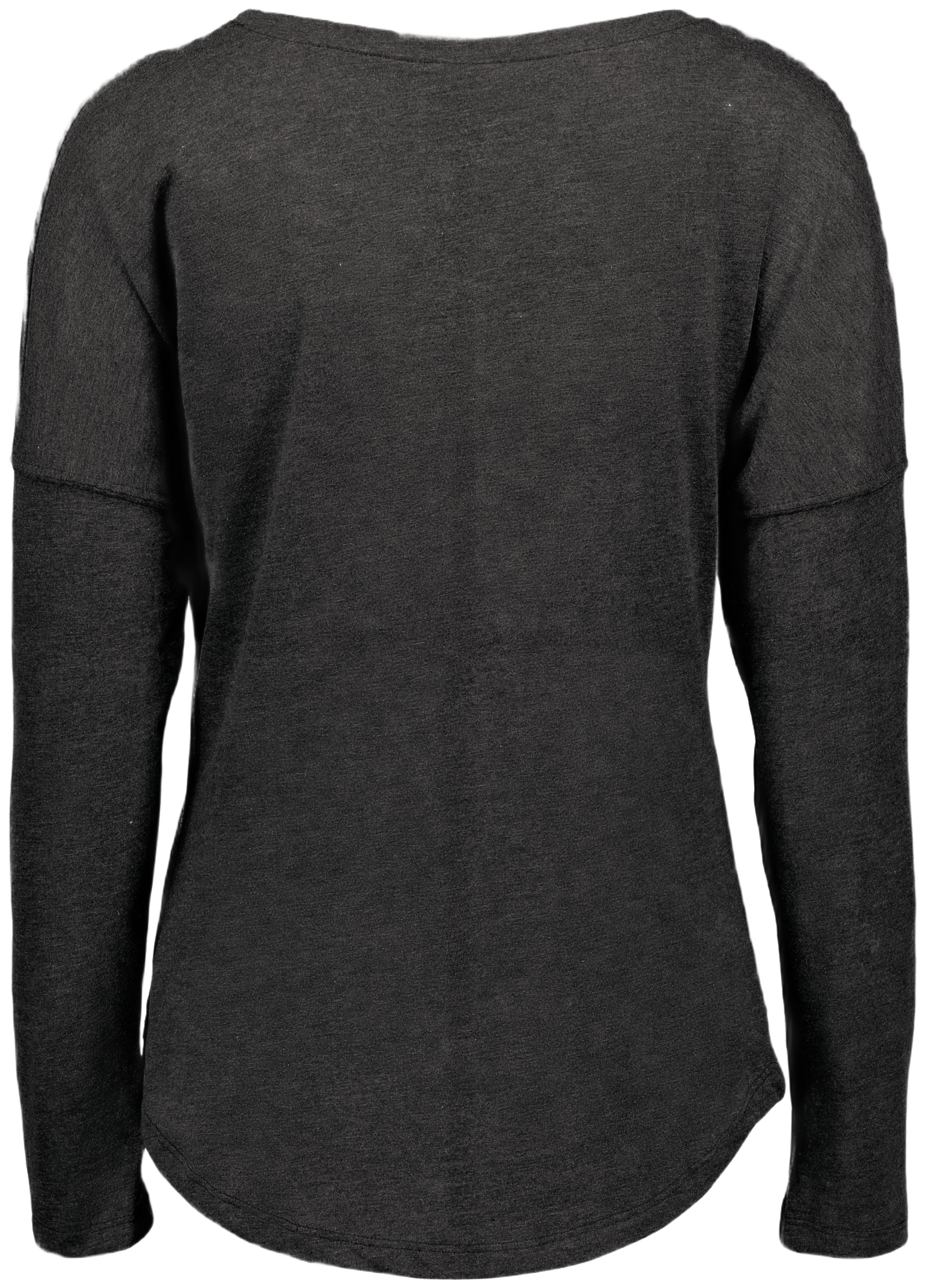Augusta Women's Long Sleeve Tri-Blend Tee - Black Heather、mySite、noshort