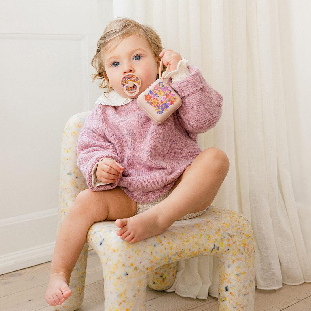  BIBS X LIBERTY Colour Latex Pacifier - 2 Pack - Blush Mix - June Blossom、mySite、merchandisen