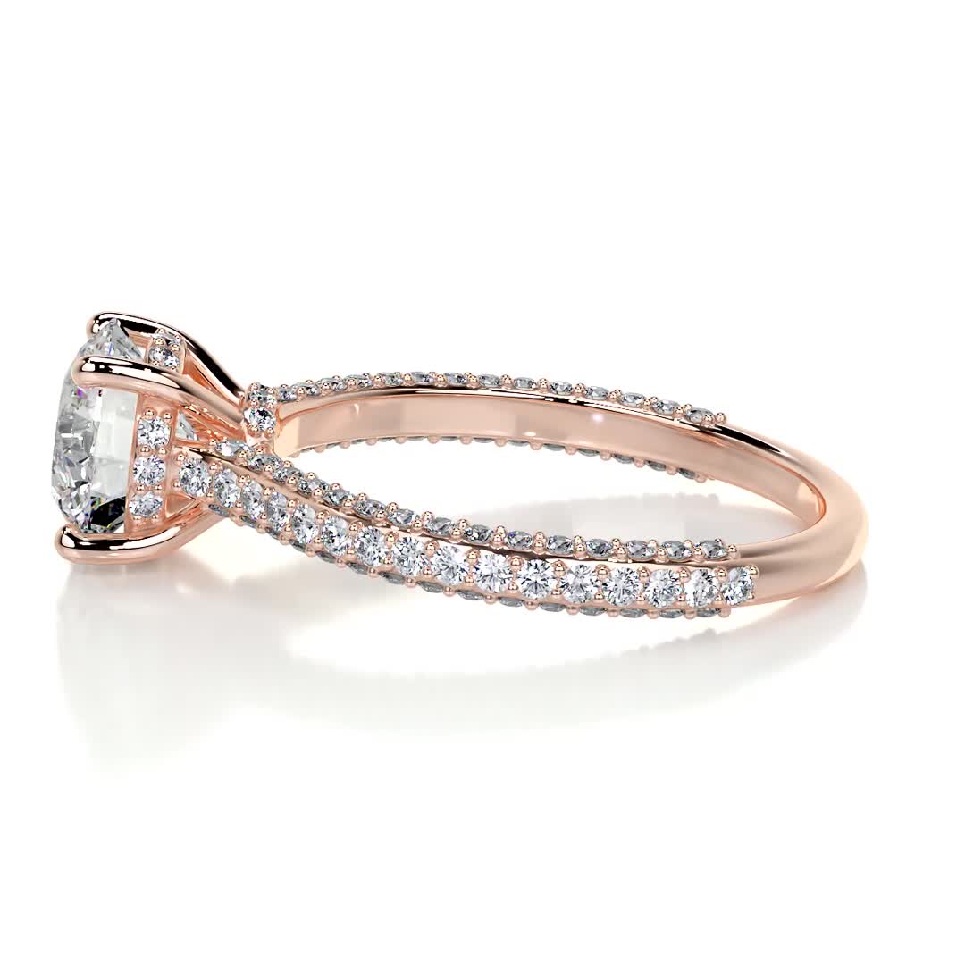 Michaela Lab Grown Diamond Ring -14K Rose Gold、mySite、hinf8tx79