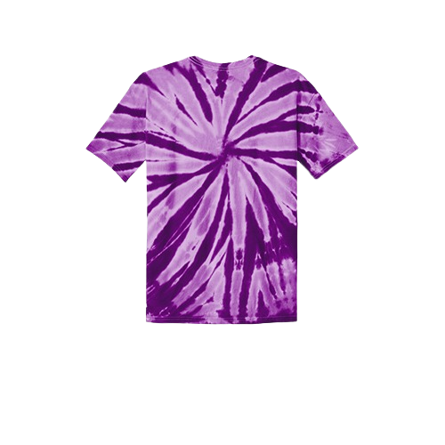 Port & Company Youth Tie-Dye Tee - Purple、mySite、noshort