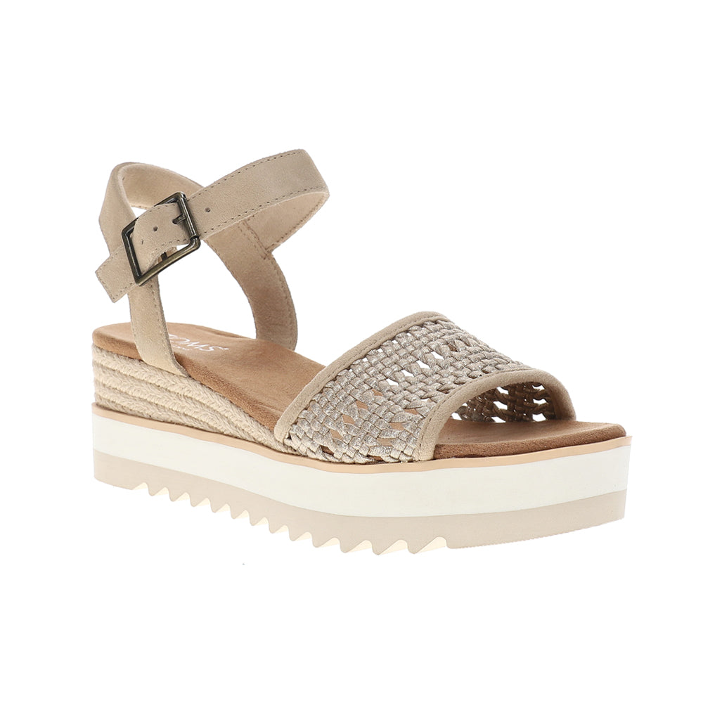 Diana Metallic Platform Wedge Espadrille Sandals、mySite、gtrtttuynbv
