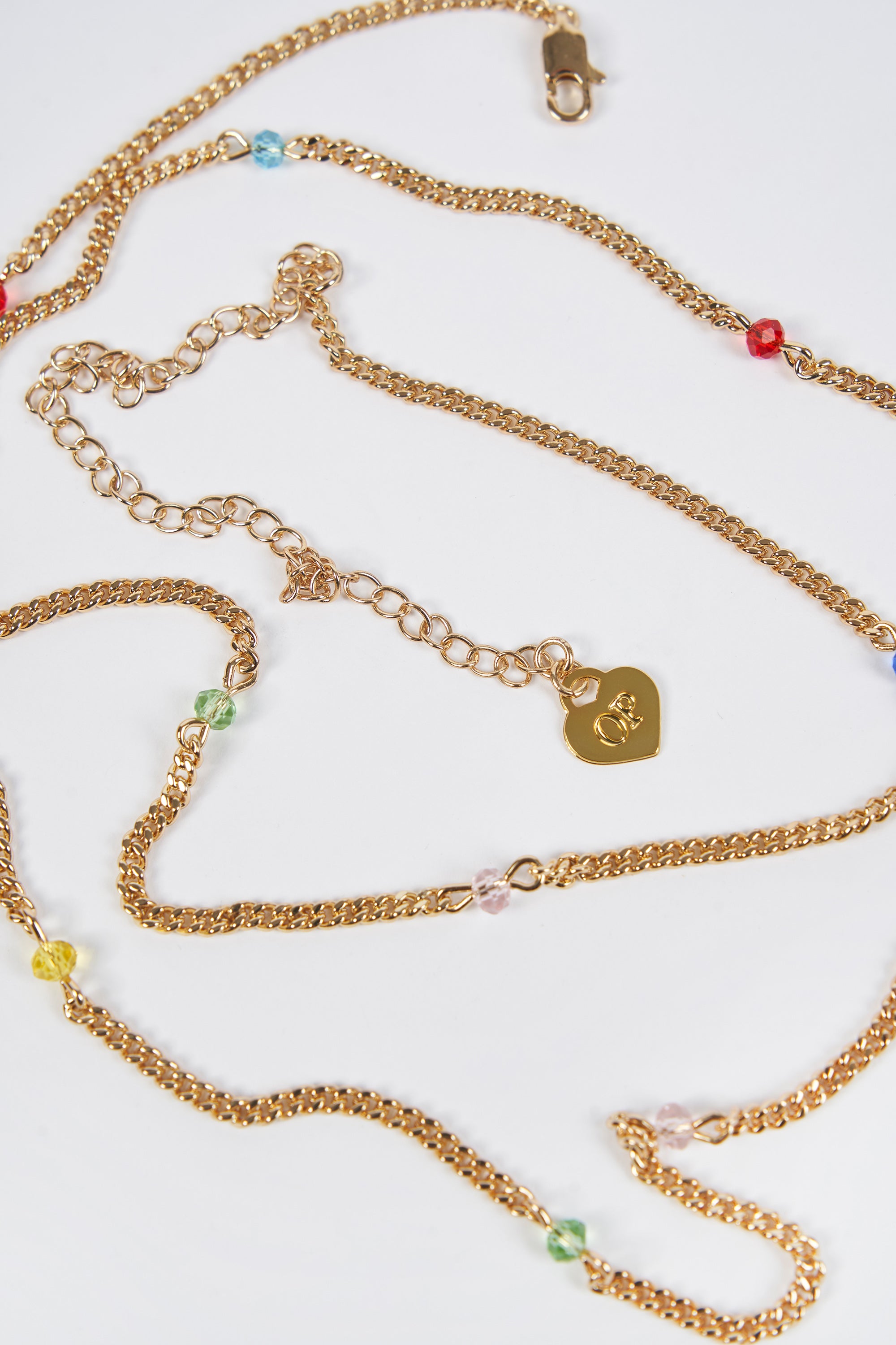 Crystal-Embellished Waist Chain in Gold-Tone Metal、mySite、solidvoid