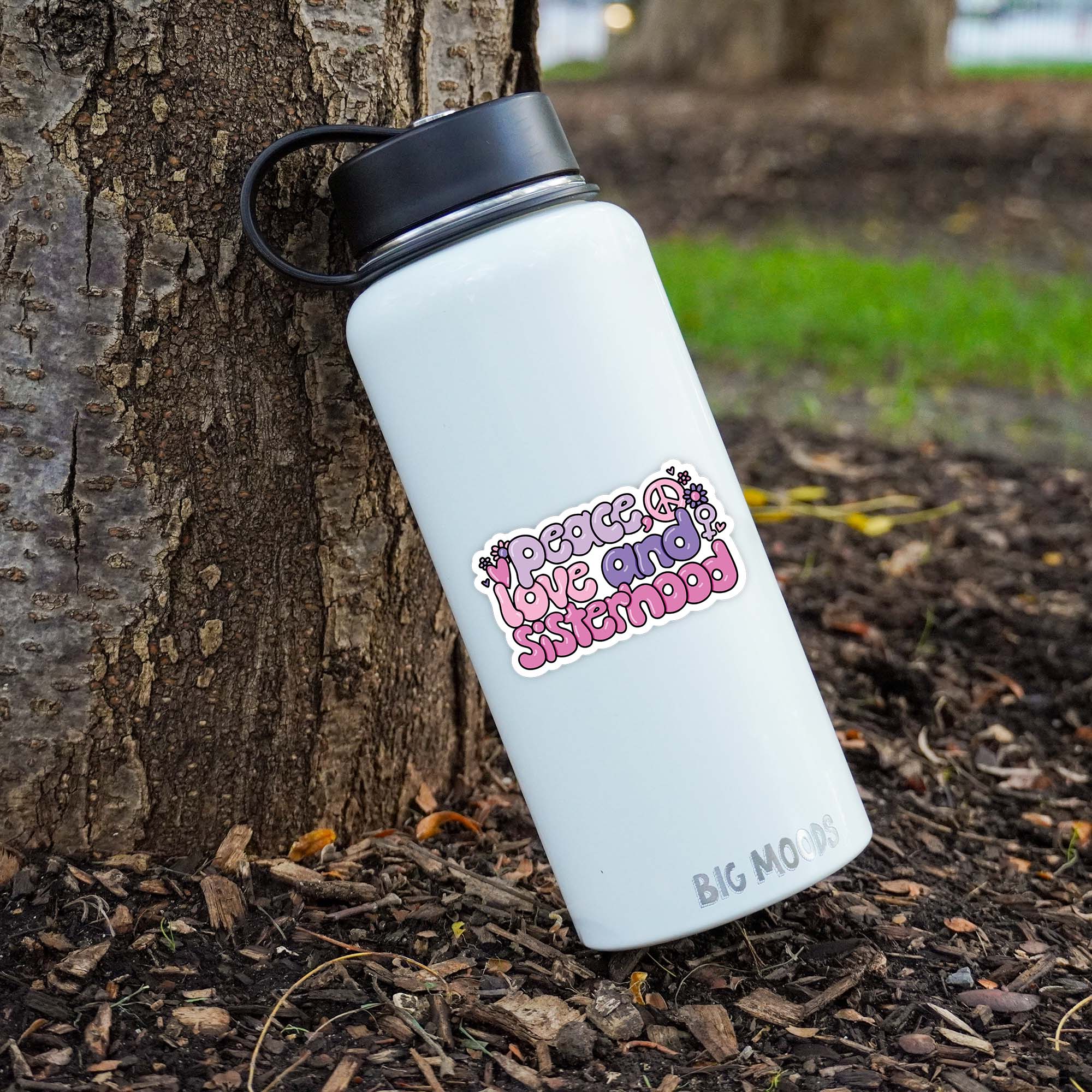  Peace Love And Sisterhood Sticker、mySite、ghnorth