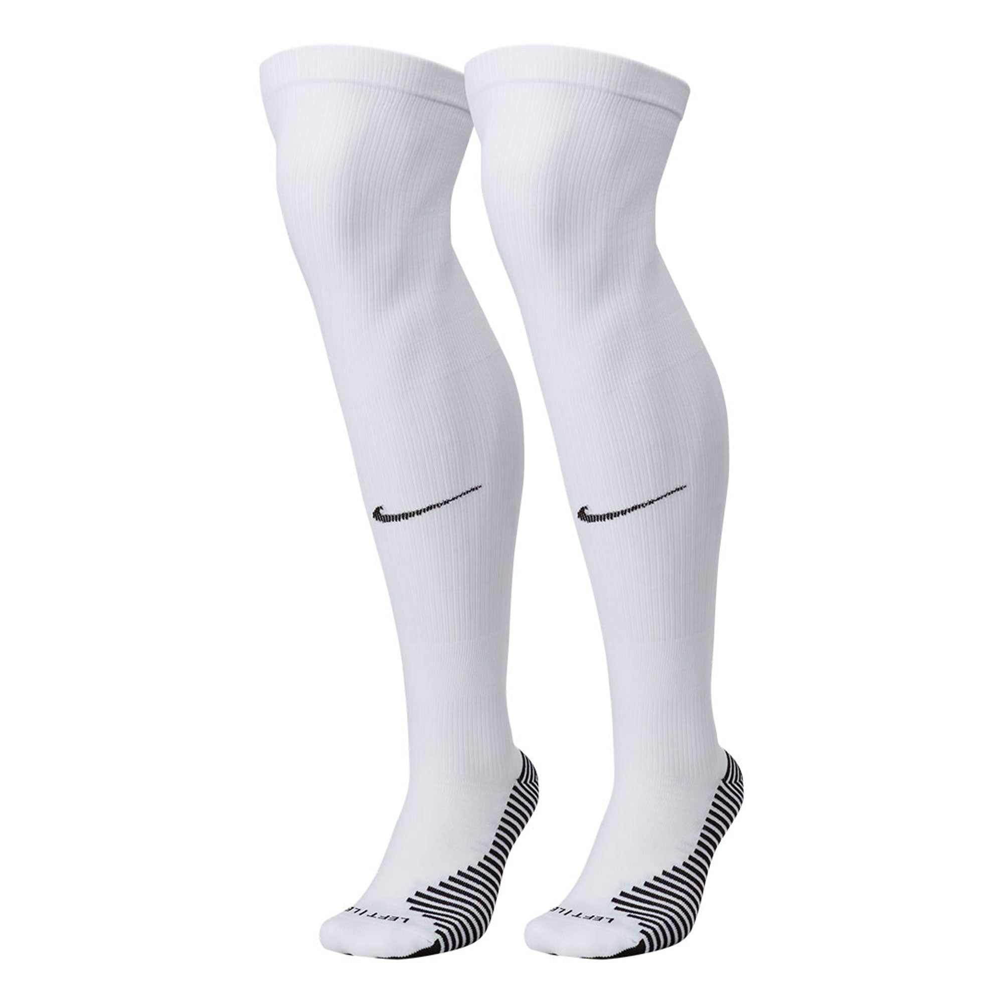 Nike MatchFit Knee-High Socks White/Black、mySite、bottomscart