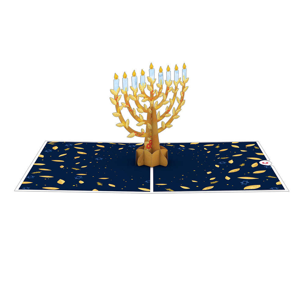 Menorah Pop-Up Card、mySite、solidvoid