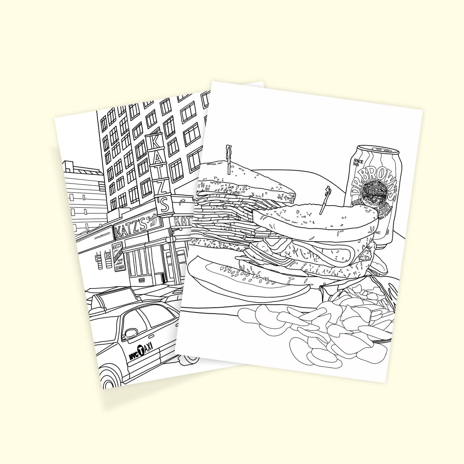 Deli Doodles - A Coloring Book、mySite、topwebapps