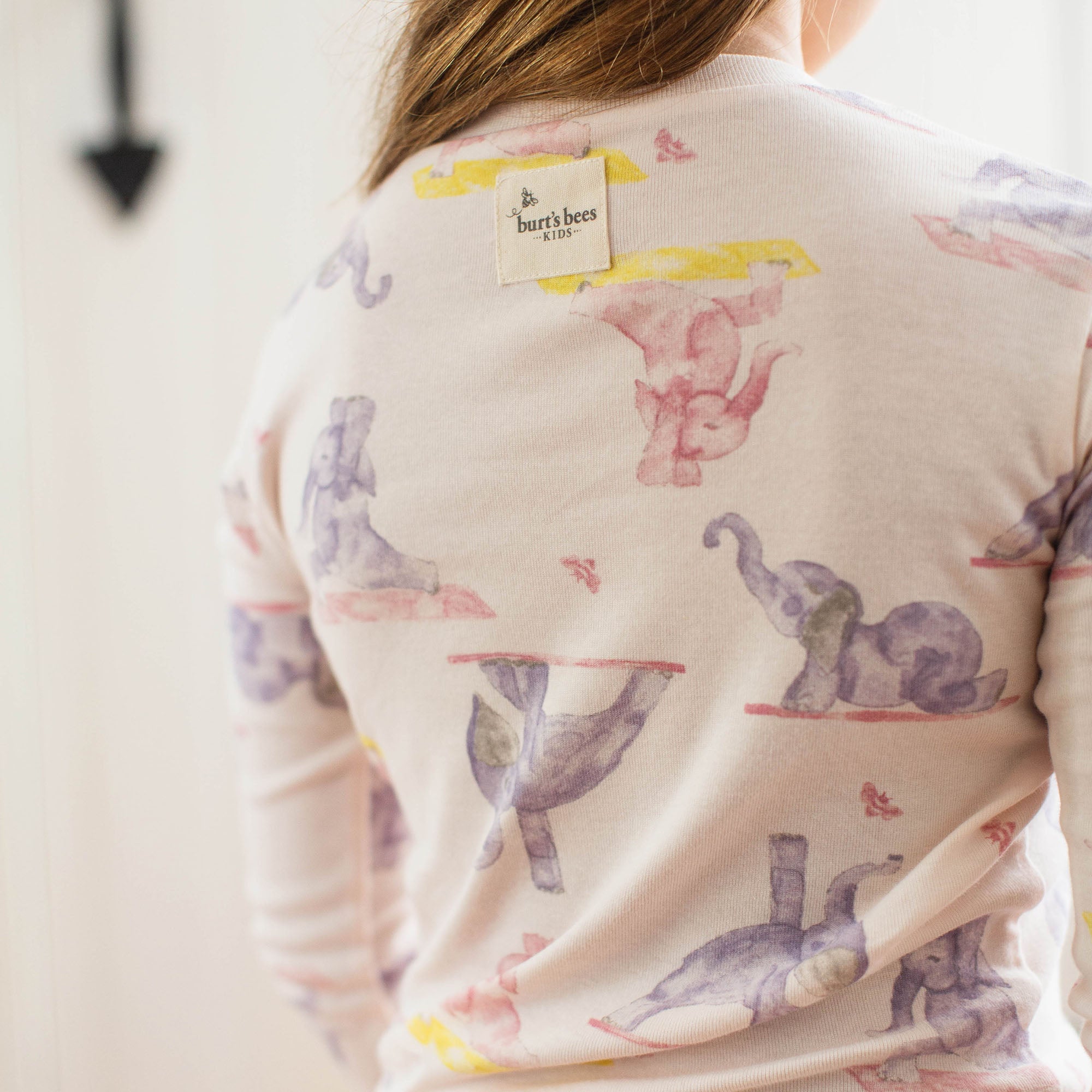 Yogi Elephants Organic Two-Piece Pajamas、mySite、g9winljtr