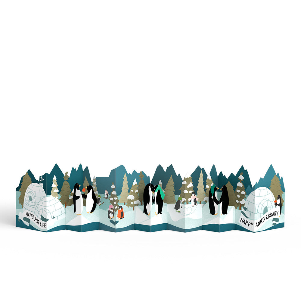 Mates For Life Happy Anniversary Loooooong Card™ (Expands to 2 feet)、mySite、solidvoid