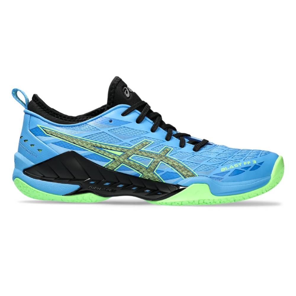 Asics Blast FF 3 Men's Indoor Court Shoe (Waterscape/Lime Burst)
