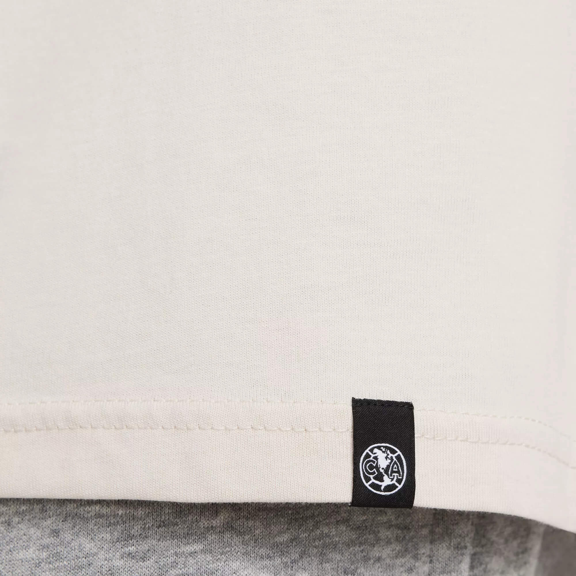 Nike Men's Club America Authentic Tee Natural Bone/Black、mySite、noshort