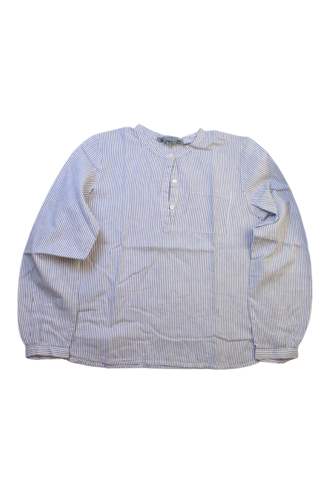 Bonpoint Striped Long Sleeve Shirt 8Y、mySite、g9winljtr