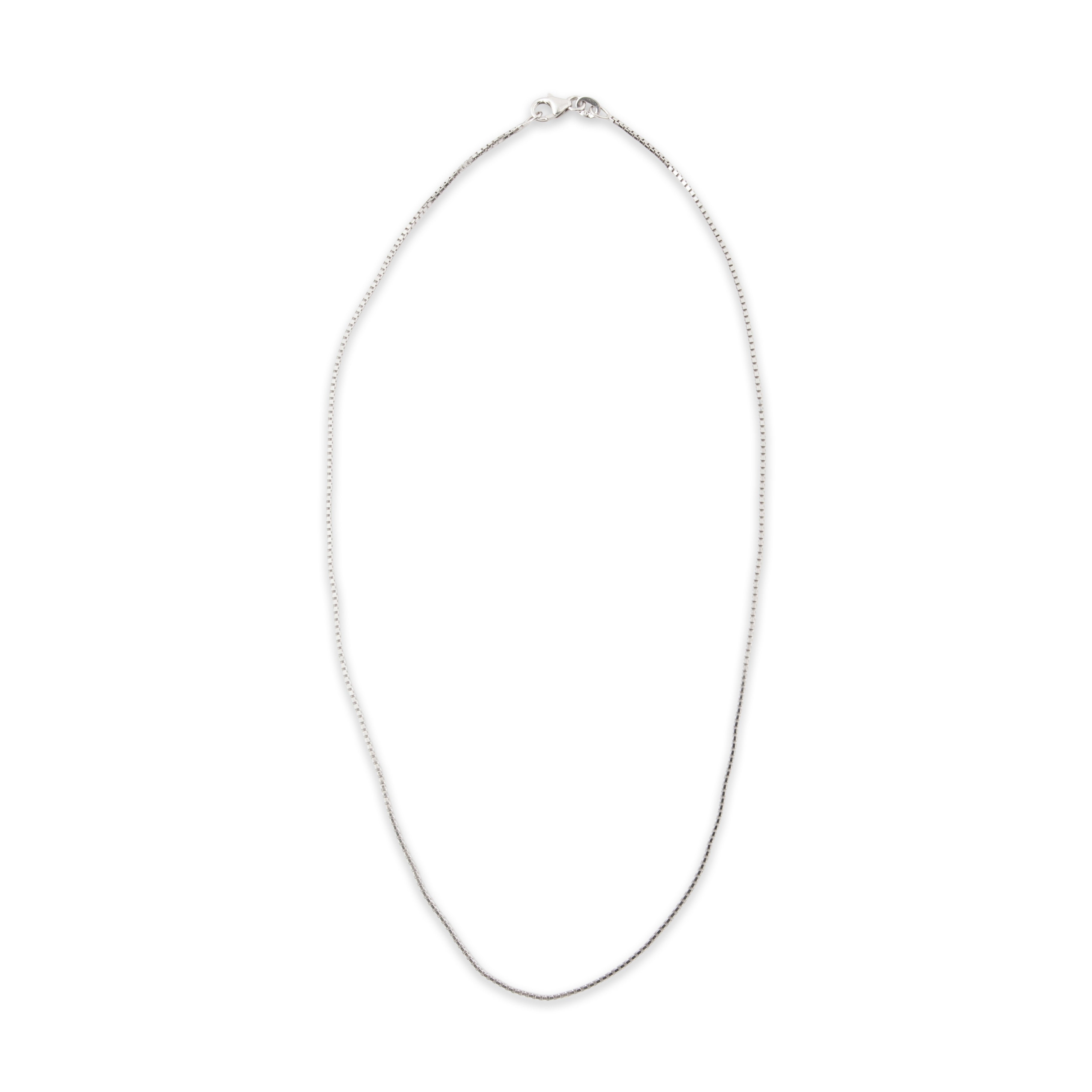 Vintage 14k White Gold Box Chain / Necklace 16、mySite、hinf8tx79